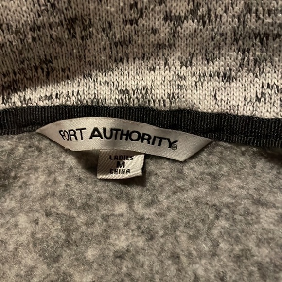 PORT Authority Fleece Lined Windbreaker Jacket Zip Up - Picture 5 of 6